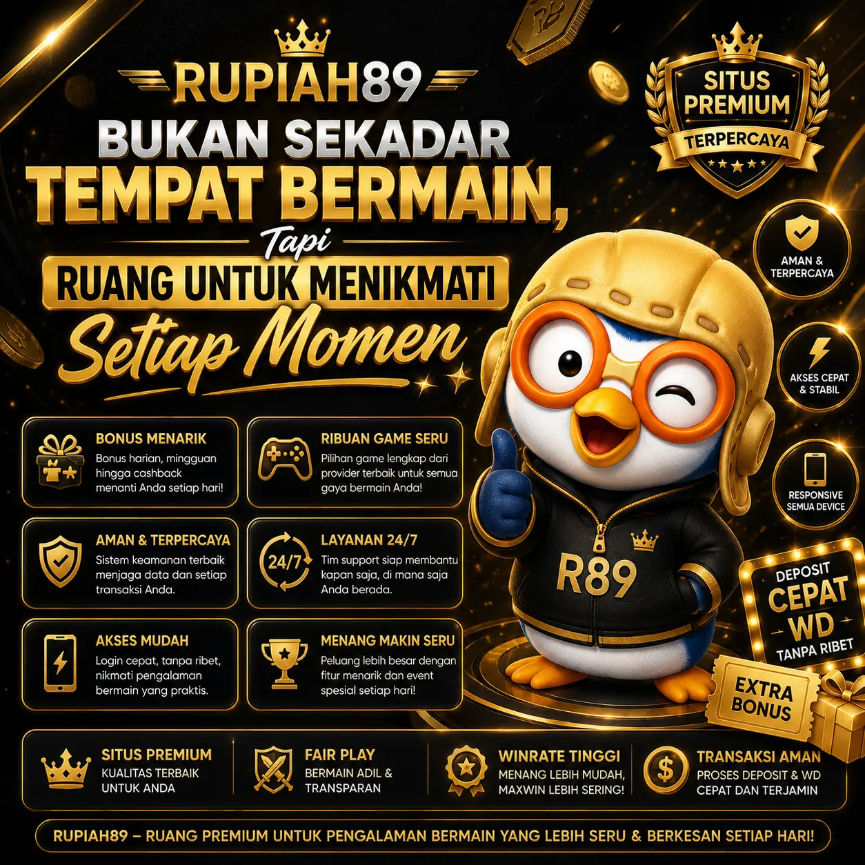RUPIAH89: Bukan Sekadar Tempat Bermain, Tapi Ruang Untuk Menikmati Setiap Momen
