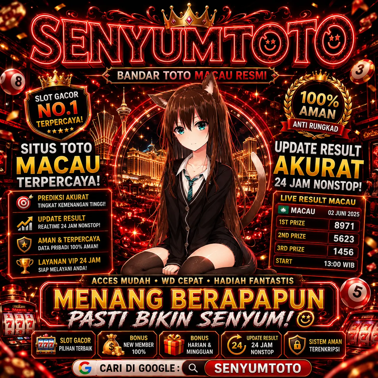 SENYUMTOTO: Bandar Toto Macau Resmi dengan Update Result Akurat 24 Jam - WooCommerce eCommerce